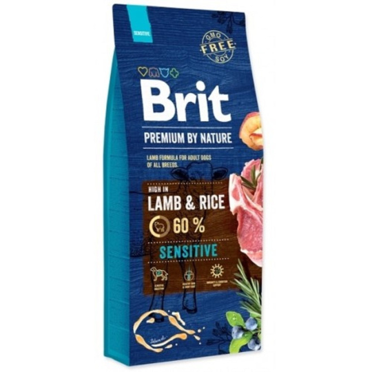 Brit 15kg premium Nature Sensitive Lamb