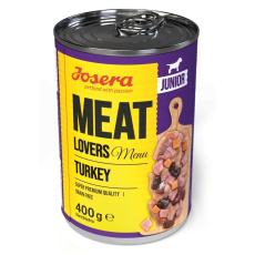 Josera dog 400g JUNIOR Meat Lovers Menu Turkey