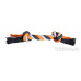 Uzel bavlněný 2  knoty 20 cm / 55 g šedá,oranžová