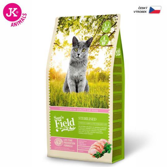 Sams Field Cat Sterilised, superprémiové granule 2,5 kg