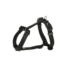 H - postroj PREMIUM L: 60 - 87cm / 25mm, černý