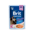 Brit Premium Cat Delicate Fillets in Gravy with Salmon for Sterilised 85 g