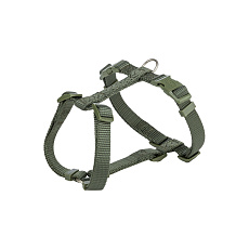 H-postroj PREMIUM, XXS - XS: 20 -32cm /10mm - olivově zelená H-postroj PREMIUM, XXS - XS: 20 -32cm /10mm - olivově zelená