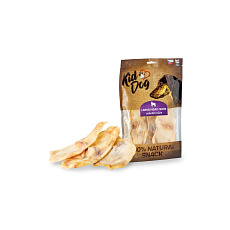 KIDDOG 100% Natural Snack, jehněčí kůže z hlavy 150 g KIDDOG 100% Natural Snack, jehněčí kůže z hlavy 150 g