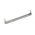 Závěsné žlabové krmítko pro kuřata, křepelky, drůbež - 80 cm, plechové