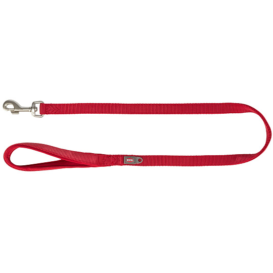 Vodítko PREMIUM s vyplněnou rukojetí M - L: 1m / 20mm - červená