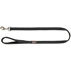 Vodítko PREMIUM s vyplněnou rukojetí M - L: 1m / 20mm- černá Vodítko PREMIUM s vyplněnou rukojetí M - L: 1m / 20mm- černá