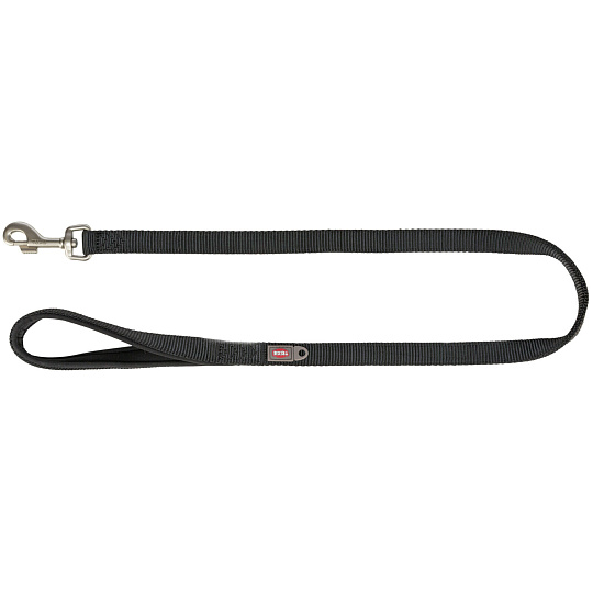 Vodítko PREMIUM s vyplněnou rukojetí M - L: 1m / 20mm- černá Vodítko PREMIUM s vyplněnou rukojetí M - L: 1m / 20mm- černá
