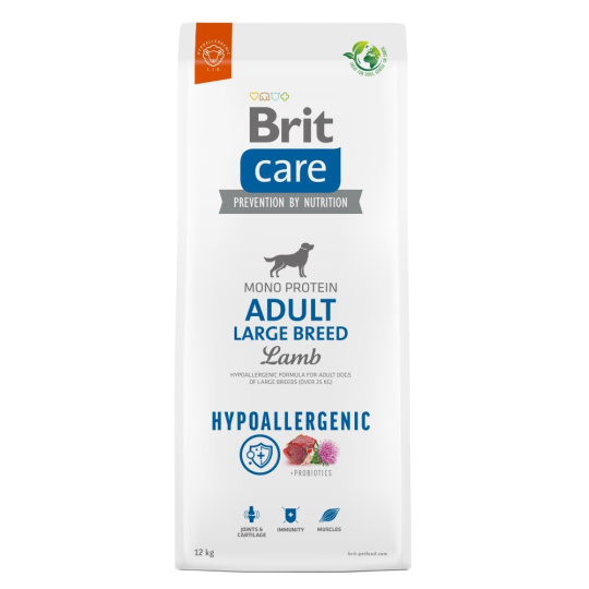 Brit care 12kg Adult Large Breed Hypoallergenic Lamb