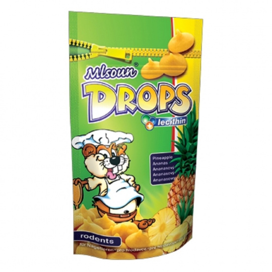 Drops 75g ananas + lecitin, pamlsek pro hlodavce 