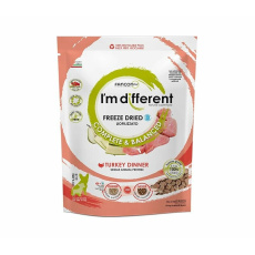 I´M DIFFERENT Turkey DINNER, mrazem sušené raw krmivo s krůtou, 156 g