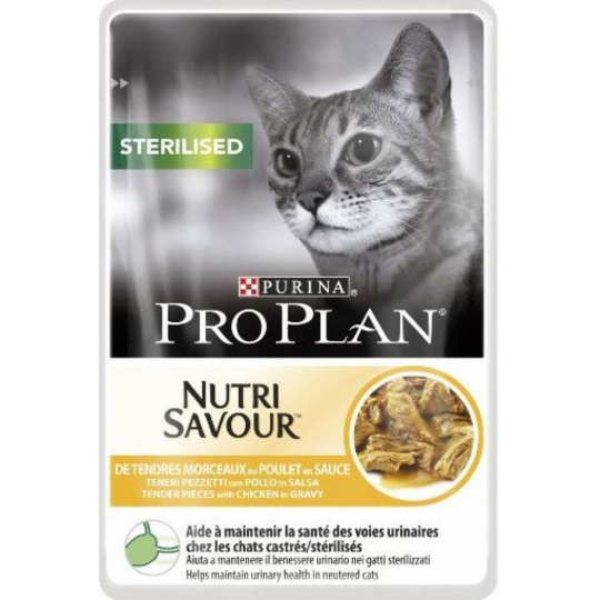 PURINA PRO PLAN Cat Sterilised kapsa Kuře ve šťávě 85g