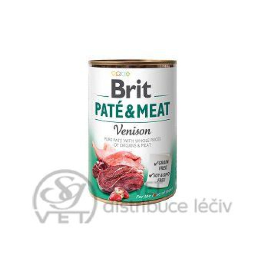 Brit Dog konzerva Paté/ Meat Venison 400g