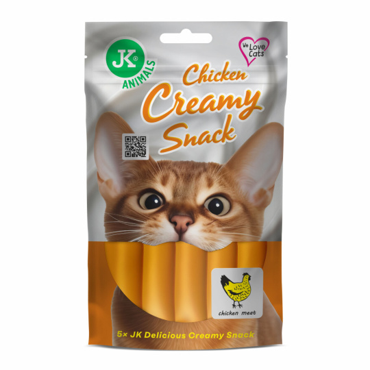 JK ANIMALS kuřecí krémový pamlsek 5x15g