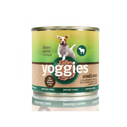 Yoggies jehněčí konzerva, brambor a karotka 200g