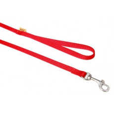 Vodítko popruh 1,0x120cm jednobar.-červené