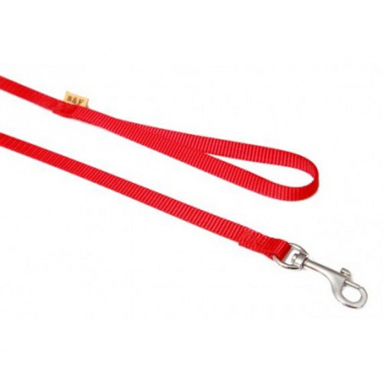 Vodítko popruh 1,0x120cm jednobar.-červené Vodítko popruh 1,0x120cm jednobar.-červené