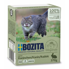 Bozita 370g cat chunks in gravy with rabbit