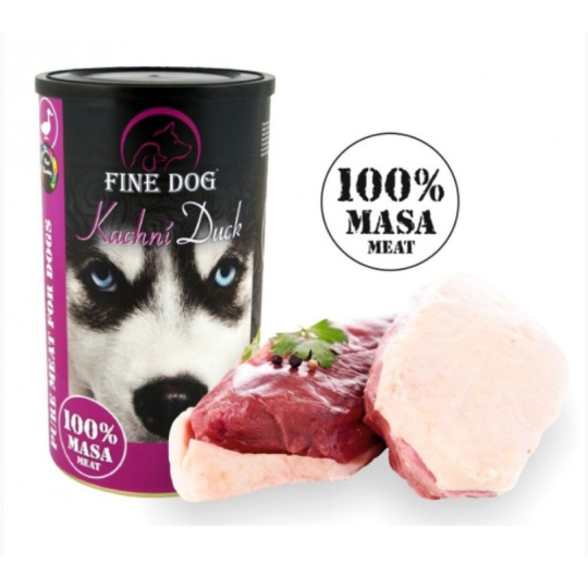FINE DOG 1200g,kachní-100%masa