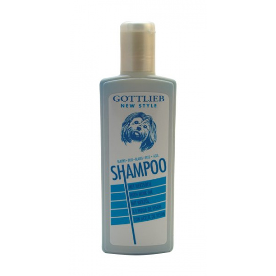 Gottlieb Blue šampon 300ml - vybělující s makadamovým olejem