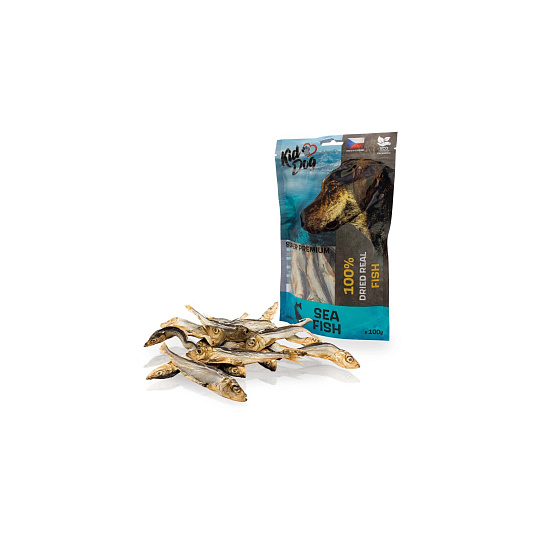 KIDDOG SUPER PREMIUM rybičky - mořské šproty 100 g