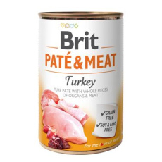 Brit Dog konzerva Paté/ Meat Turkey 400g