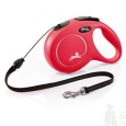 Vodítko FLEXI Classic NEW M pásek 5m/25kg červená
