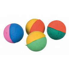 Míčky mechová guma různobarevné 4,3 cm bal. 4ks