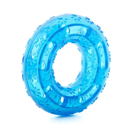 TPR-kruh modrý odolná hračka s termoplast. pryže
