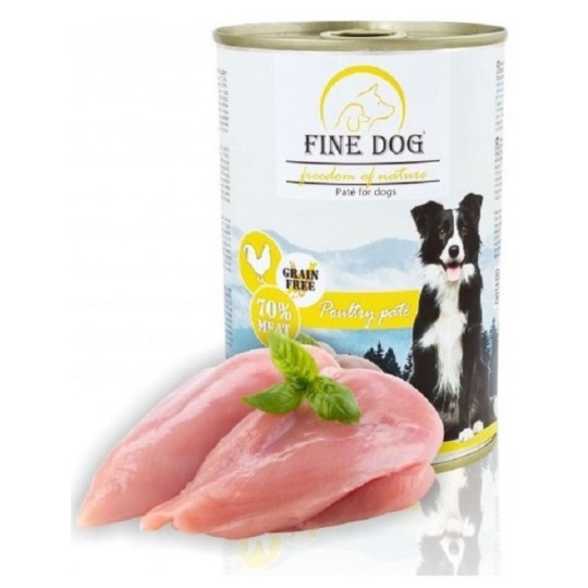 Fine dog 400g drůbeží 70% masa