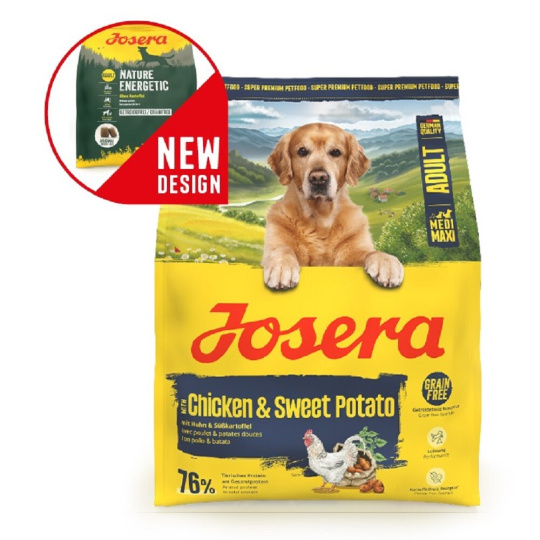 Josera 12,5kg M/M Adult with Chicken / Sweet Potato dog