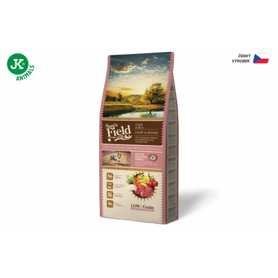 Sam´s Field Low Grain Light / Senior, Lamb/ Rice 13kg Sam´s Field Low Grain Light / Senior, Lamb/ Rice 13kg