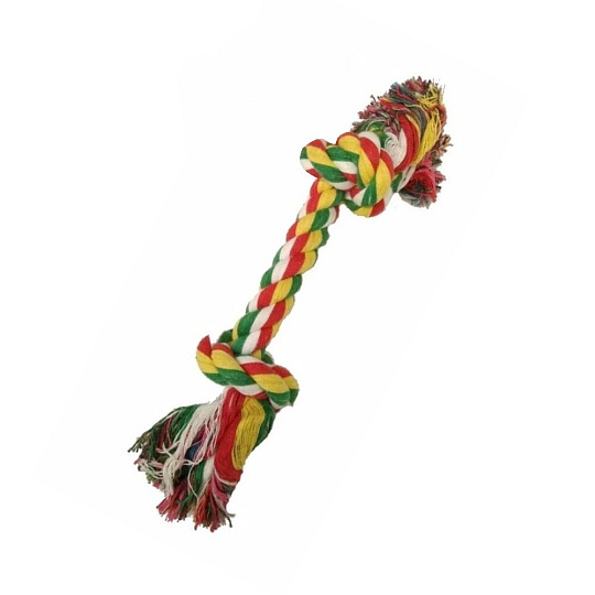 Lano bavlna 2 uzly 38 cm (barva různá)