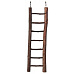 Natural Living dřevěný žebřík přírodní dřevo 7 příček/30 cm