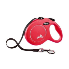 Flexi New Classic L 5 m do  50 kg červená/pásek