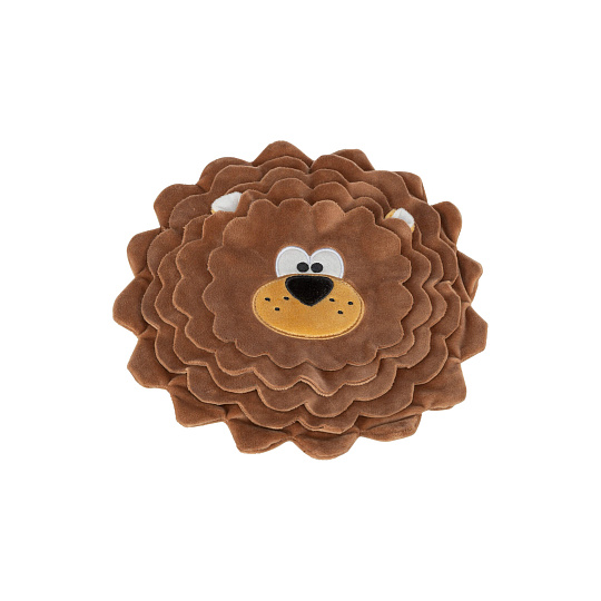 DOG ACTIVITY lev, šustící koberec na pamlsky, o 26 cm, polyester, hnědá