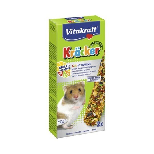 Pamlsky pro hlodavce Vitakraft Kräcker® multivitamin 2 ks/112g