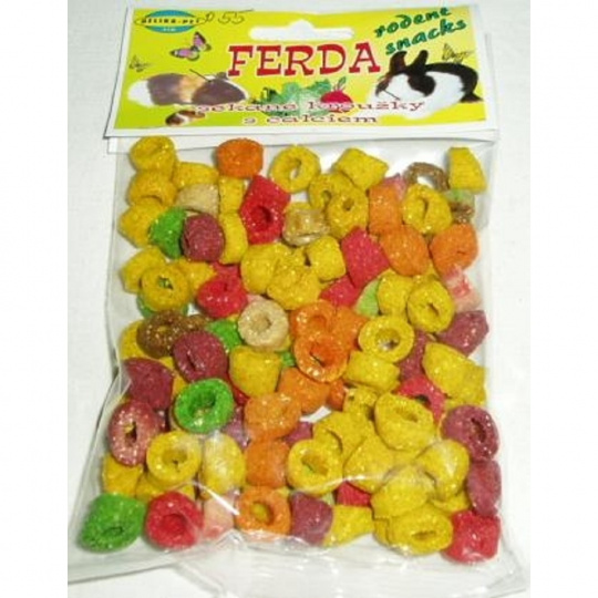 Ferda 80g kroužky mix hlod./24ks