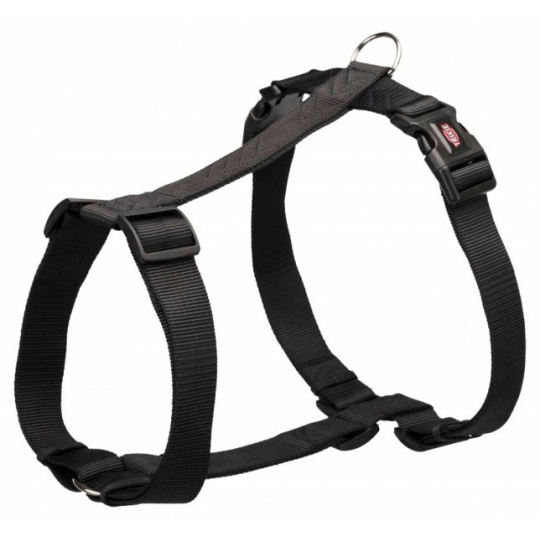 Postroj H-Premium XXS-XS, 20-32 cm/10 mm, černý