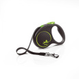 Vodítko FLEXI Black Design M pásek 5m/25kg zelená