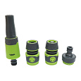 TOPTRADE rozstřikovač dvousložkový, proudnicový, sada, 1/2", 4 ks