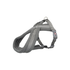 Nylonový postroj PREMIUM podšitý 70-110cm/25mm (L-XL)  - grafit