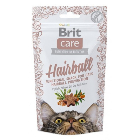 Brit care cat snack Hairball 50g