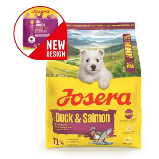 Josera 3kg Mini Junior with Duck & Salmon dog Josera 3kg Mini Junior with Duck & Salmon dog