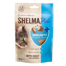 Shelma Cat Snack Immunity polštářky GF 60 g