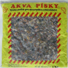Akvarijní štěrk č.10 Lhota 3kg přírodní