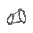 H - postroj PREMIUM M - L: 52-75cm / 20mm, grafit