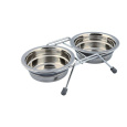 Nerez stojánek + 2 misky se silikonovým kroužkem 250ml/11cm