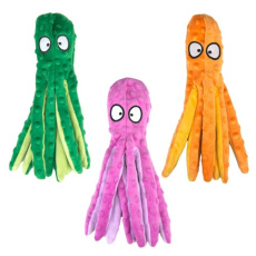 Chobotnice -hračka pro psy 30 cm (mix barev)