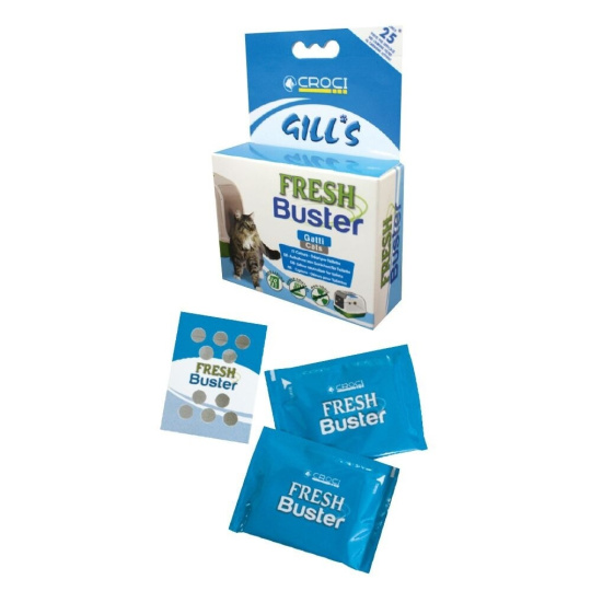 Pohlcovač pachů WC GILLS FRESH BUSTER, 2x náplň